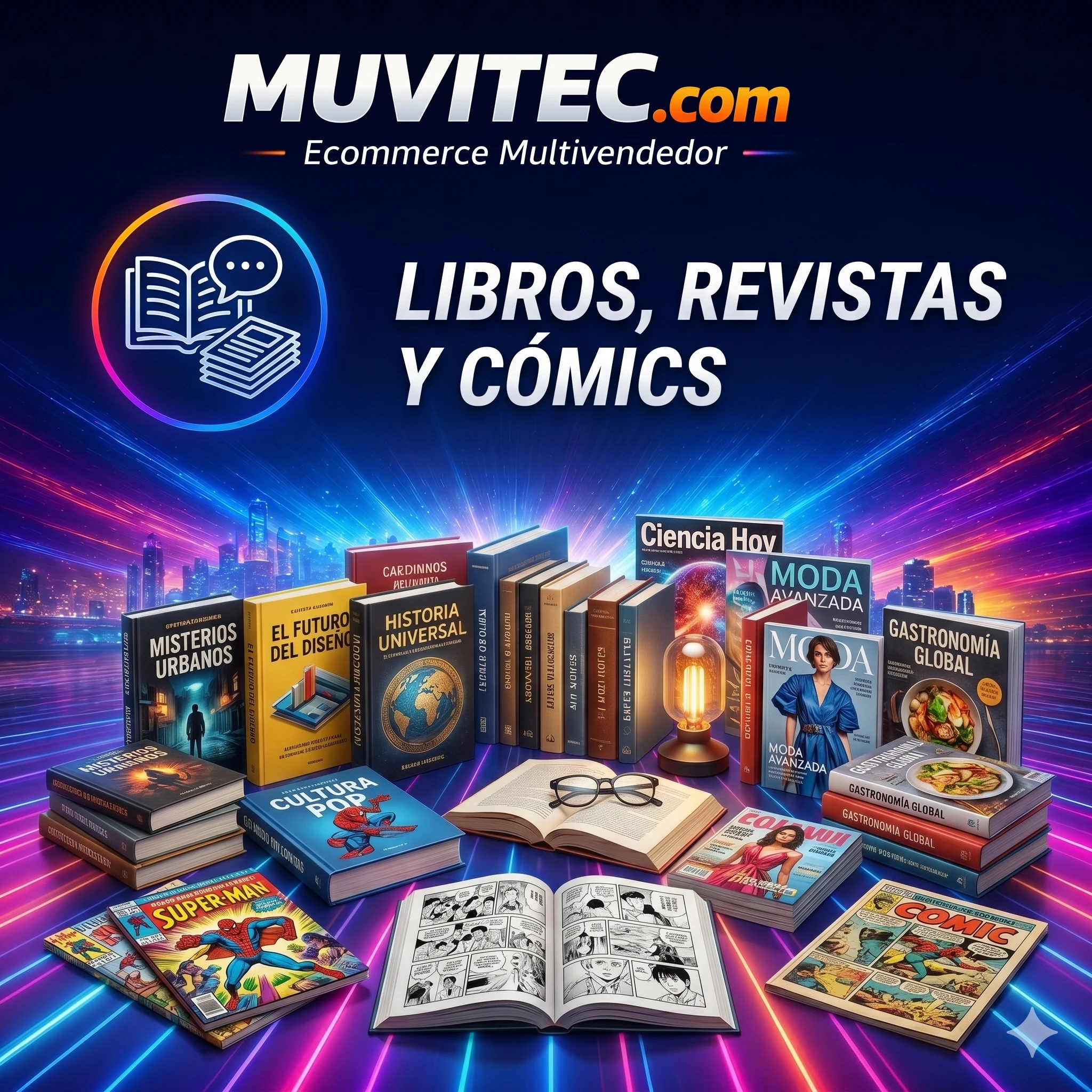 Libros, Revistas y Comics